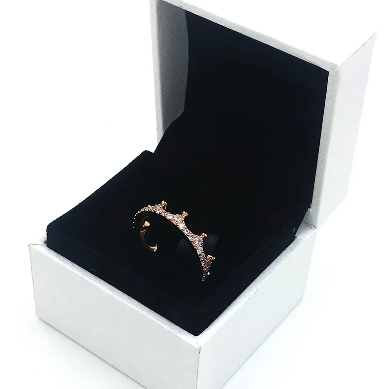 Pandora crown ring rose gold discount