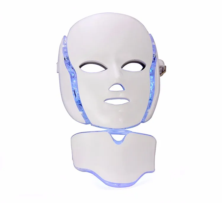 LED gezichtsmasker 7 kleurlicht pon Draai de poriën aan de huid Verjonging anti acne rimpelverwijderingstherapie schoonheidssalon3098798