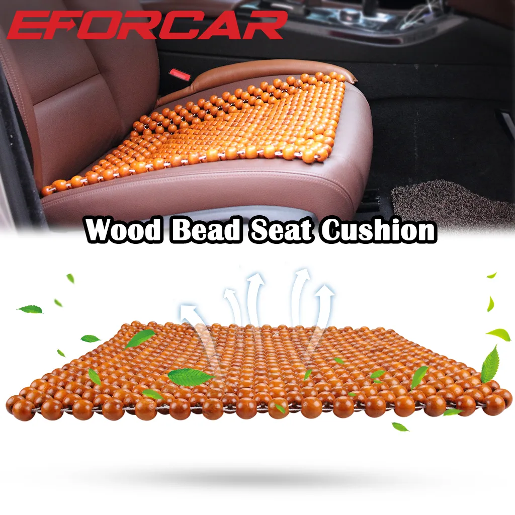 夏のクールシートクッション自動車の自然木のクッション車の椅子のソファーのための自然な木製クッション