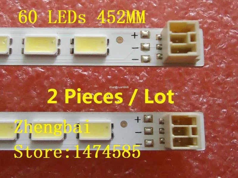 Freeshipping 5 conjunto = 10 peças LJ64-03567A LTA400HM08 barra de luz de fundo LED SLED 2011SGS40 5630 60 H1 REV1.0 60 LEDs 452 MM