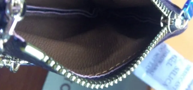 Damier brown flower leather designer blanded men women Coin peas wallets zipper small mini cute short chain handbag leather coin purse
