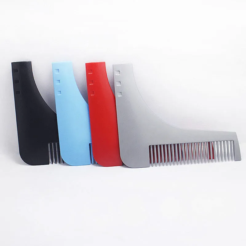 Fashion Facial Beard Shaping Tool For Perfect Lines Cut Template Trim Template Modeling Comb Hair Cutting Guide