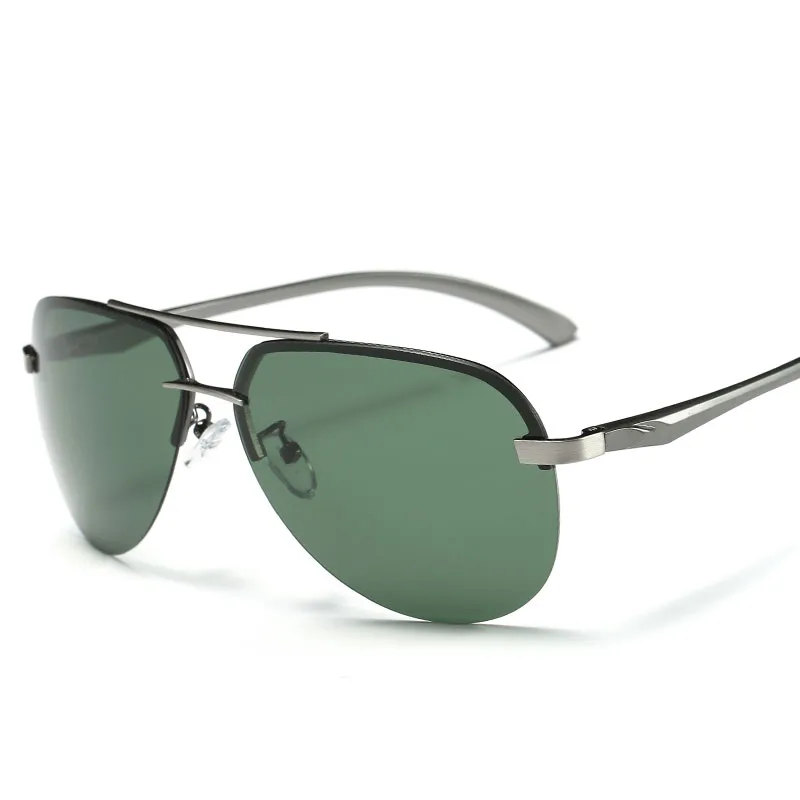 Поляризованные солнцезащитные очки Rimless унисекс женщин мужчин лягушка зеркало очки HD очки открытый Oculos де соль классический вождения Gafas Оптовая