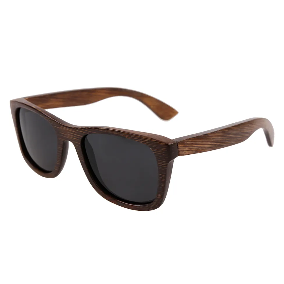 high-end bamboo sunglasses 2018 fashion wooden bamboo sun glasses popular new design bamboo frame glasses Polarized sunglasses UV400