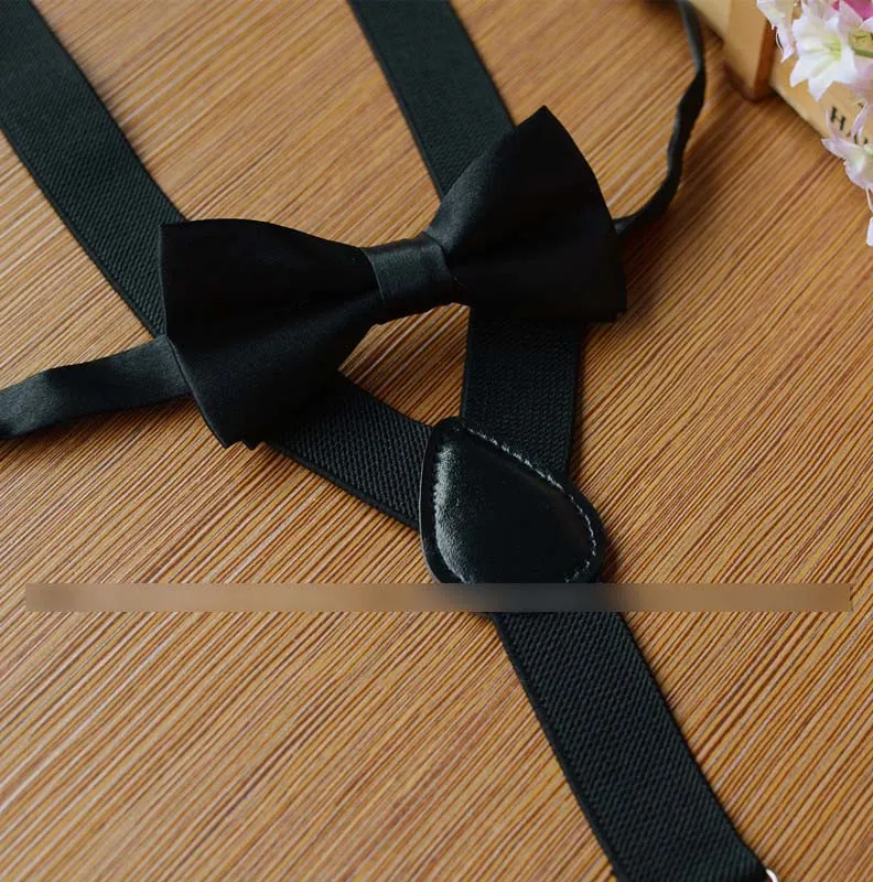 32 Styl Moda Baby Chłopcy Szelki Bow Tie + Elastyczne Dzieci Ślubne Zestawy Podwiązki Ślubne Wysokiej Jakości Children Belt C3242