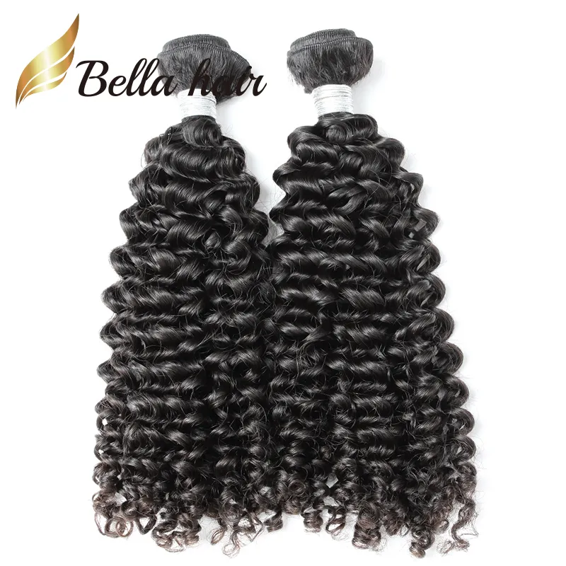 2stQuality Brasilian Curly Extensions Weaves 9A 10-26 Ing Natural Color Hume Hair Julienchina Bellahair