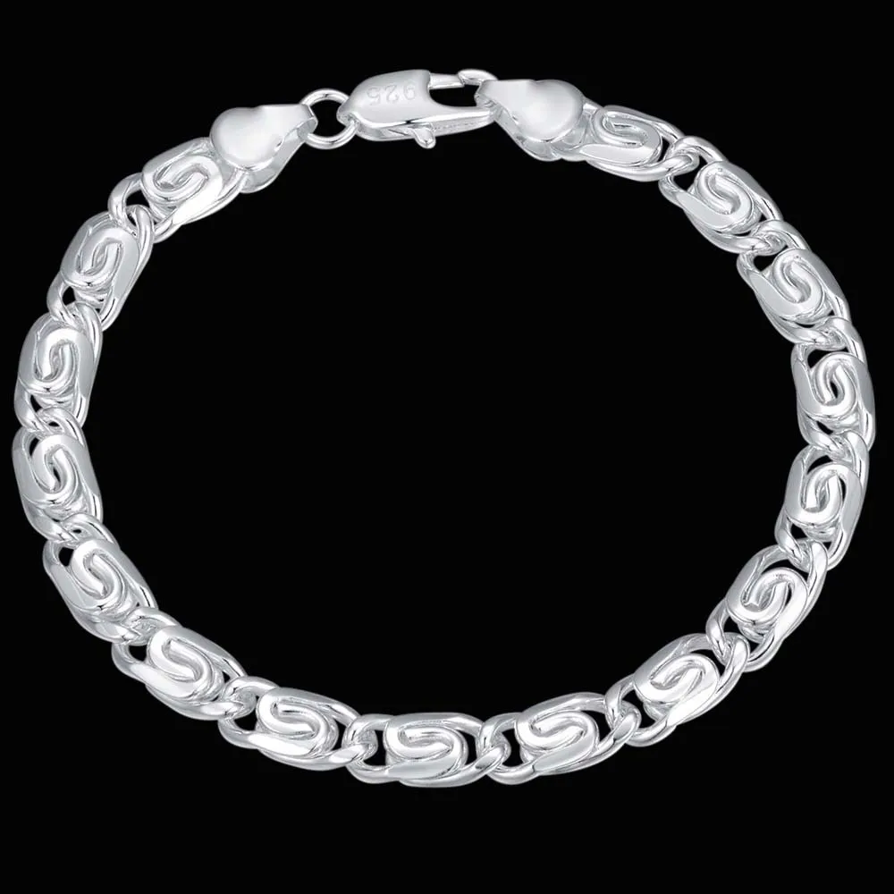 Vintage Viking Link Chain Men Bracelet With Silver Charm Skull For Mens  Fashion Jewelry From Ewjyy, $33.36 | DHgate.Com
