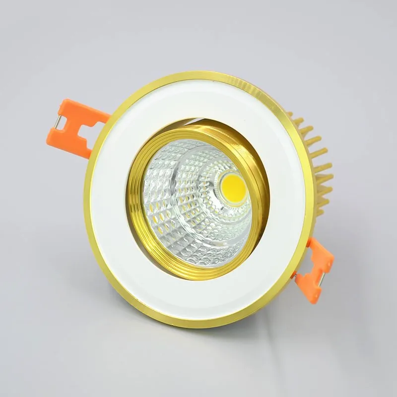 7W 10W 15W COB LED Downlight Dimbar Warm White Natural White Cold White Inbyggd LED tak ner Ljus AC110V / AC220V / AC230V / AC240V