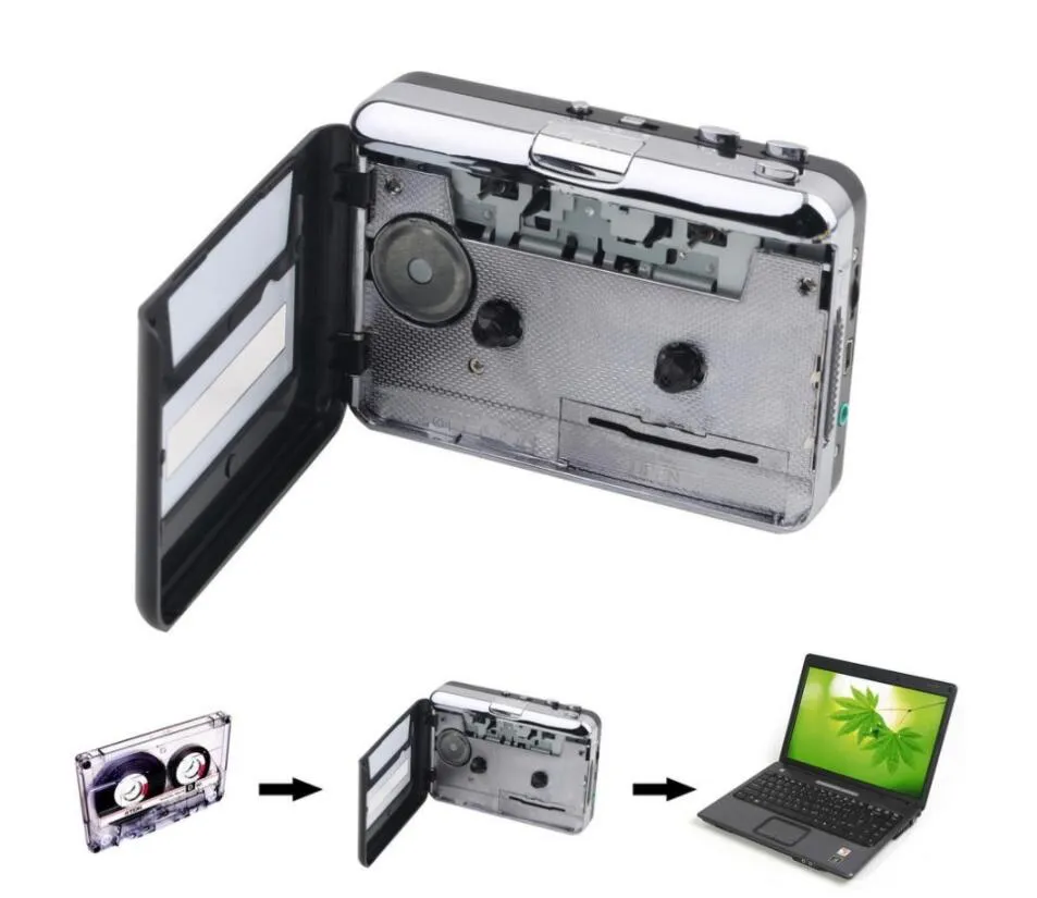 With Original Retail Box EZCAP Portable USB Cassette Player Capture Cassette Recorder Converter Digital Audio Music Player MP3