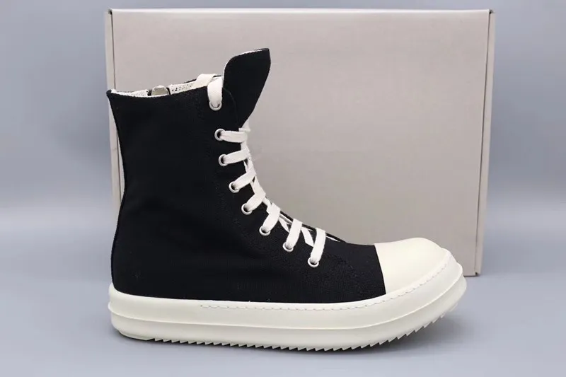 18ss Original TPU Fragrant sole Earth-Tone Vegan high top canvas sneaker trainer boots