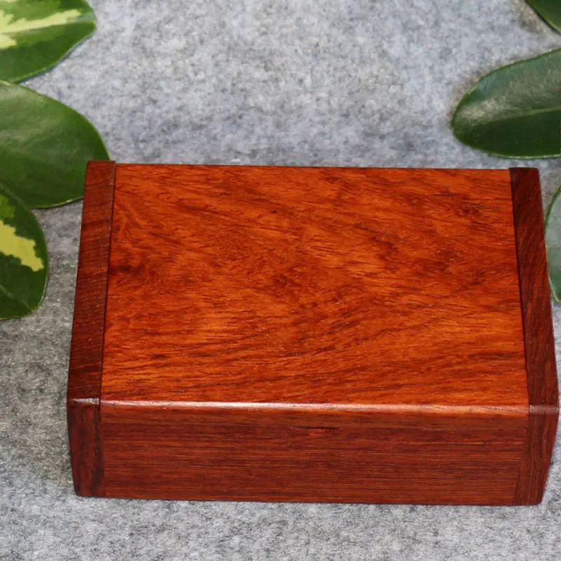 Kleine Palisander Box Holzbox für Zigarettenspitze Business Name Cards Holztasche Fall Aufbewahrungsbox QW7110
