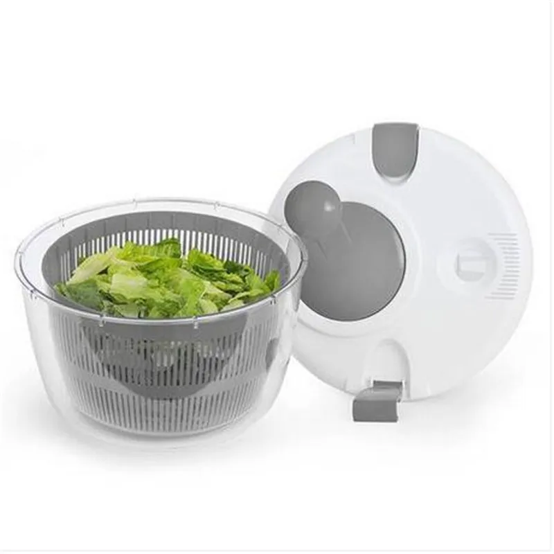 Groothandel Salad Spinner Easy Sla Herb Spoel Drogend en Prep Salad Tools Keukengereedschap