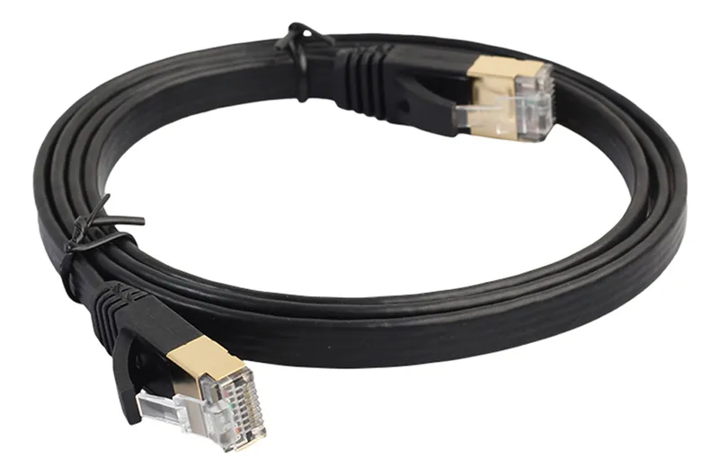 Cat7-Ethernet-Kabel, Cat-7-Kabel, flaches Internet-Netzwerk, RJ45-LAN-Patchkabel