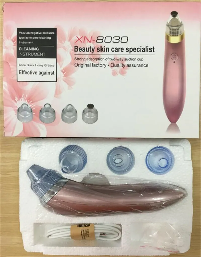 USB Beauty Cilt Bakımı Siyah Kırıntıları Dondurucular Xn8030 Vakum Negatif Basınç Filleri Derin Akne Gözenek Temizleme Aleti Temizleyici E5966402