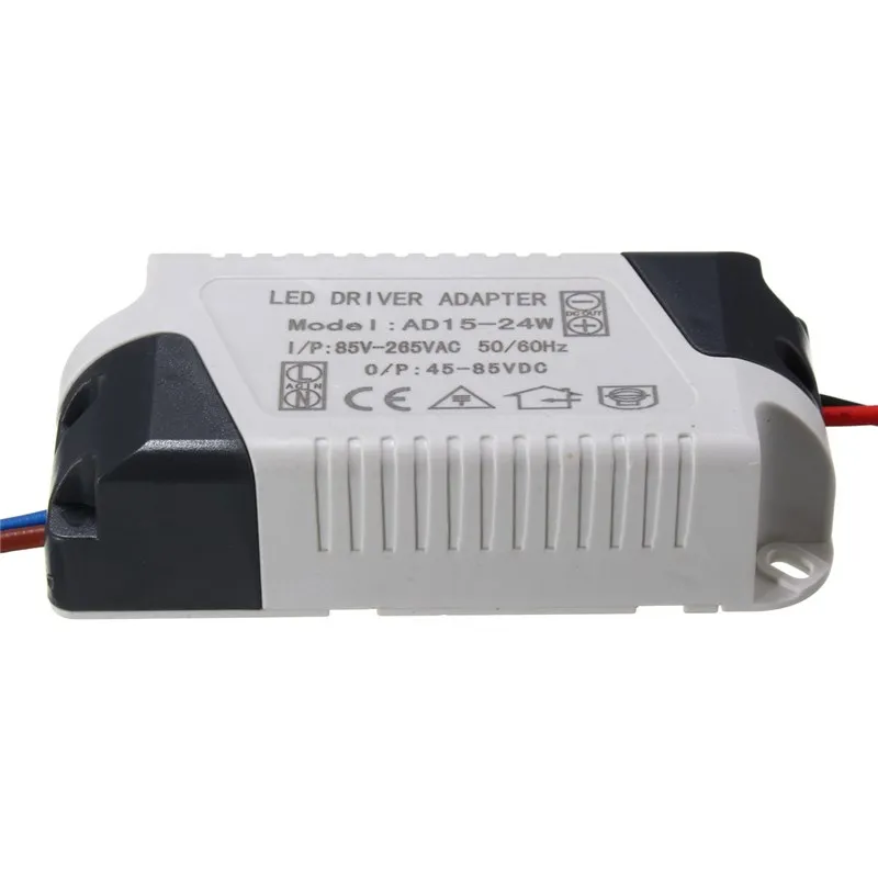 AC85-265V LED pilote adaptateur alimentation lumière LED lampe transformateur d'éclairage 300mA 1-3W 5W 7W 12W 15W 24W