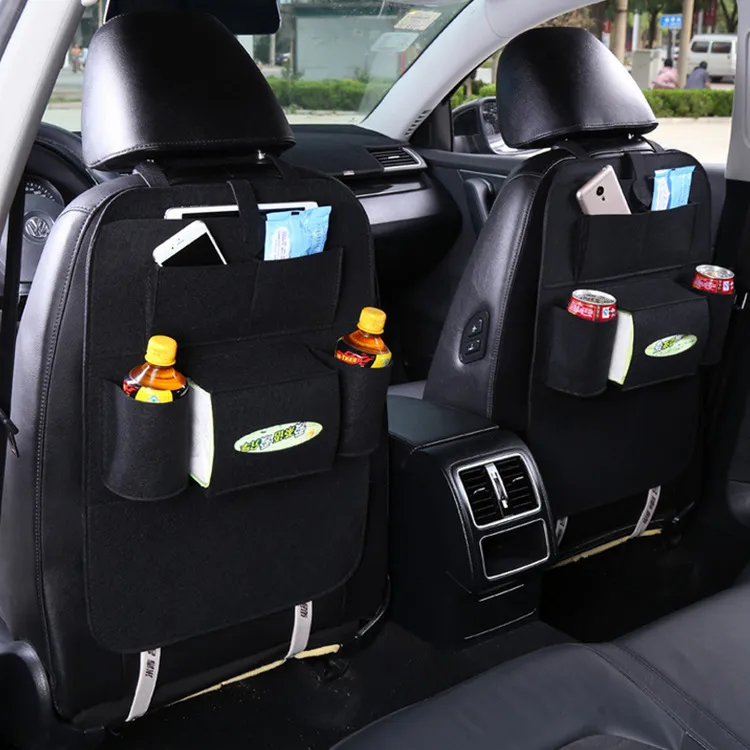 حقيبة تخزين مقعد السيارة السيارات متعددة جيب السفر شنقا أكياس شماعات مقدمي تخزين مربع 3 ألوان C4052