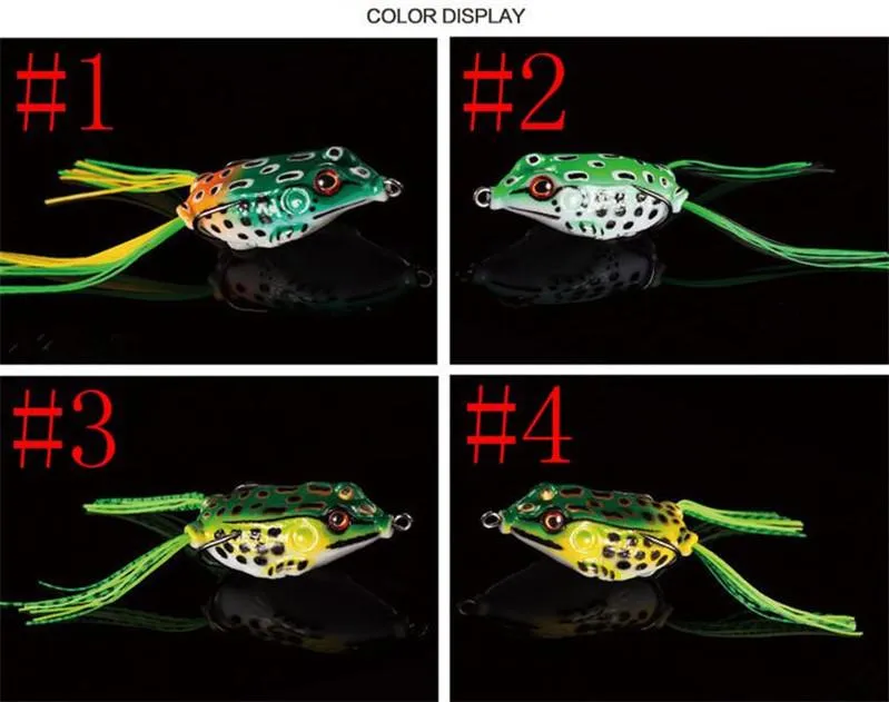 Leurre de grenouille en plastique et caoutchouc souple artificiel, appât artificiel réaliste en forme de tête de serpent, appât en boîte, 45cm, 8g, 5cm, 11g, 55cm, 14g, 2245679