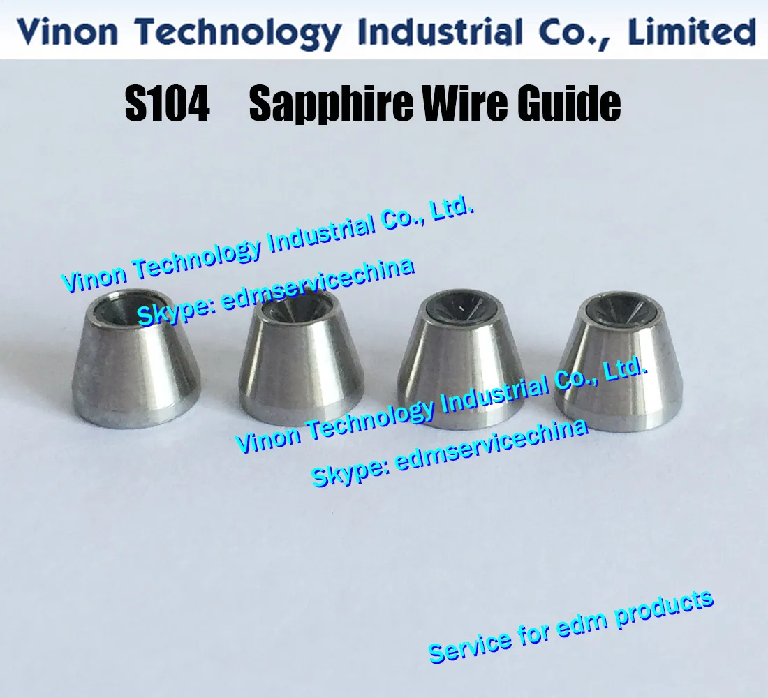 Ø0.17mm EDM Wire Guide (safir) S104 3080214, Övre dörrar B (safir) 0,17 mm 0205669 för AQ, A, EPOC EDM Machine EDM Sapphire Guide d = 0,17 mm