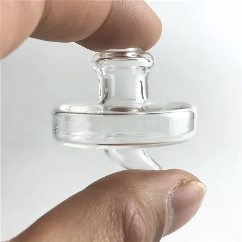 New 35mm XL XXL Quartz Banger Carb Cap Dabber with UFO Style Clear Thick Pyrex Carb Caps for Glass Bong Water Smoking Pipes