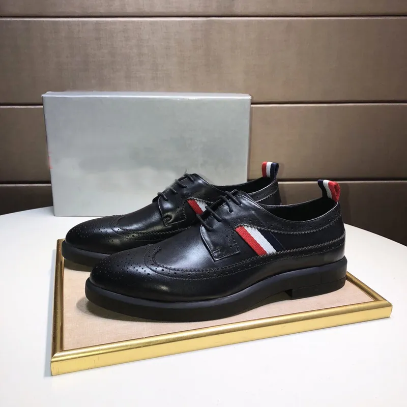 Luxury Tops Mens Milano Loafers Drive Antiskid Klänning Andningsbar Bröllopsfest Läder Fritid Skor Storlek 38-44