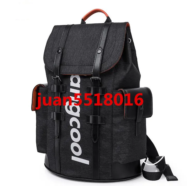 Fashion Water Ripple Red / Black School Bag New Style Student Backpack For Women Men Backpack Schoolbag travel bag