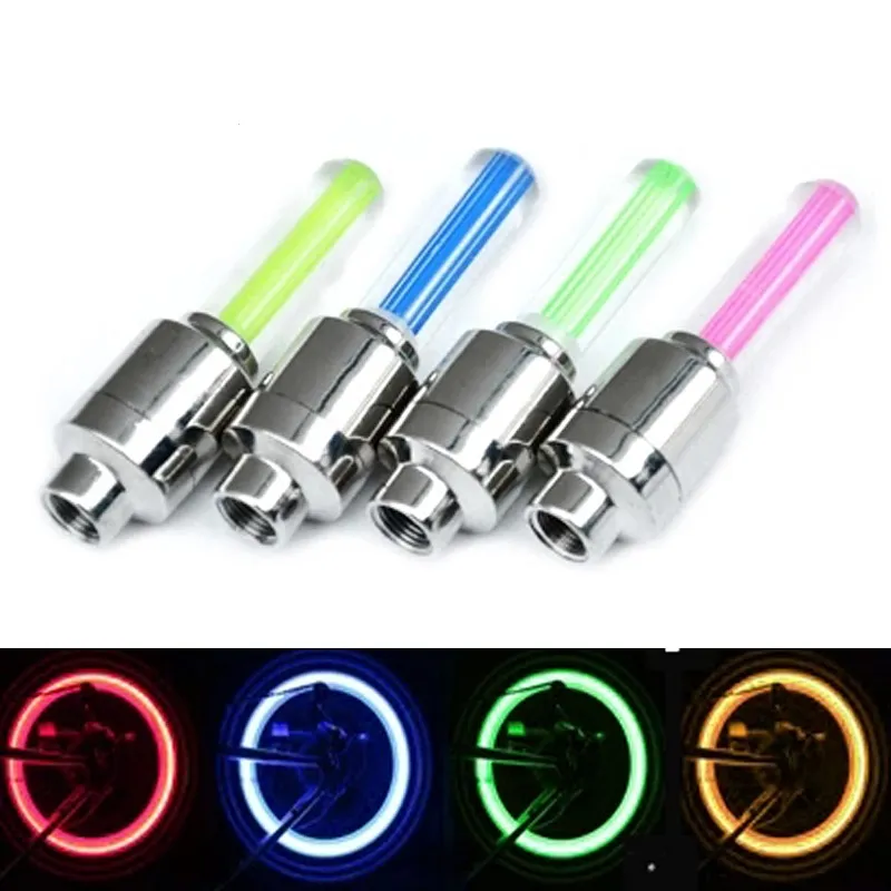 LED Lights Lights Wheel Opony Opona Valve Light Jazda na rowerze Jazda sport Spoke Bezpieczeństwo Lampy Ostrzegawcze Przednie światła tylne