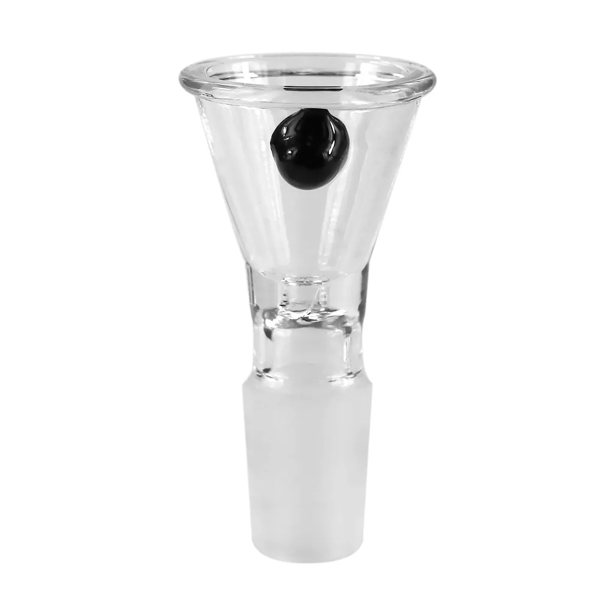 Formax420 New 19mm Glass Diamond Bowl Herb Holder Black Color Free Shipping