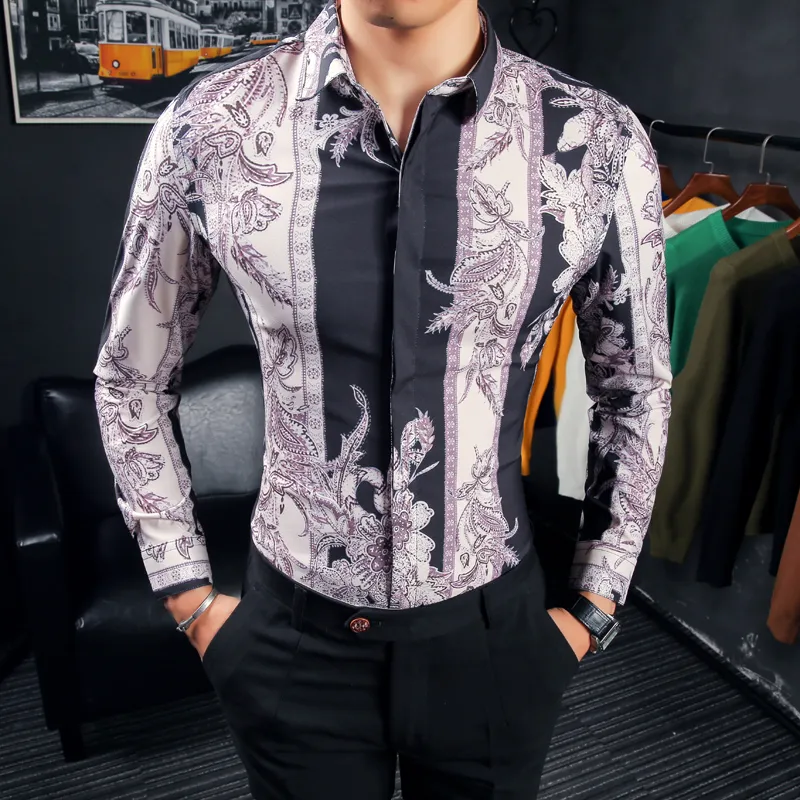 Camicia uomo on sale stile barocco