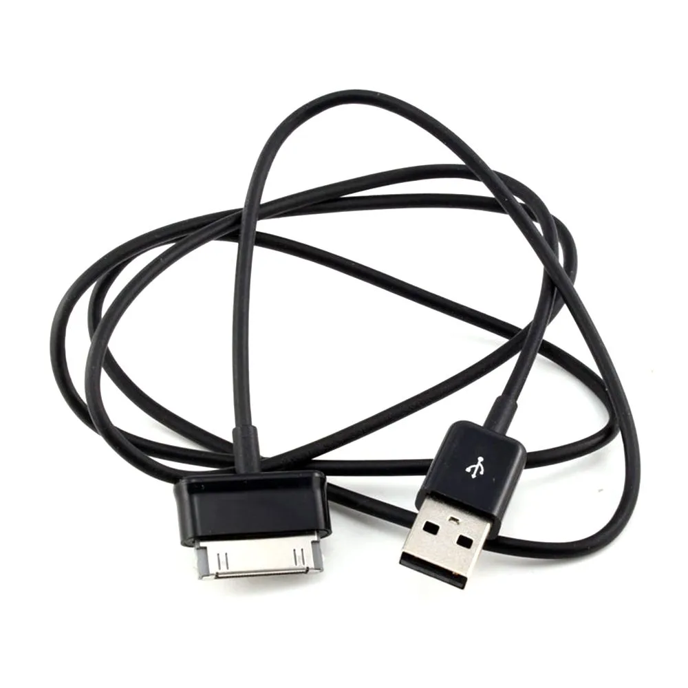 Adaptador de Cables USB para samsung galaxy Tab 2 P3100 P5100 P6200 P6800 P1000 P7100 P7300 P7500 10,1 "8,9 1m cable USB de datos 200 unids/lote