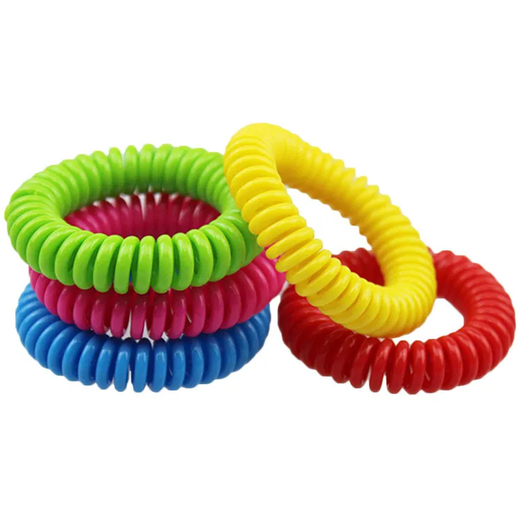 Mosquito Repellent Telefoon Ring Zomer Natuurlijke Plant Oliën Telefoon Strap Elastische Anti-Mosquito Bracelet Spiral Hand Pols