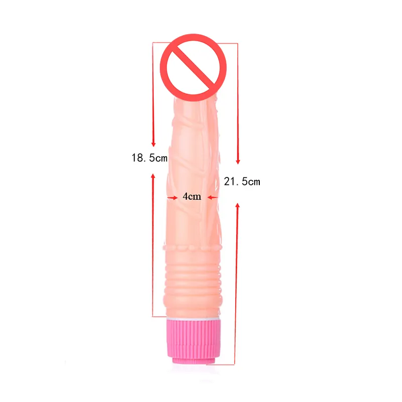 Gode vibrateur bâton de choc simple vibrant pénis artificiel masseur de corps adulte jouets sexuels pour femmes jouet de Masturbation féminine