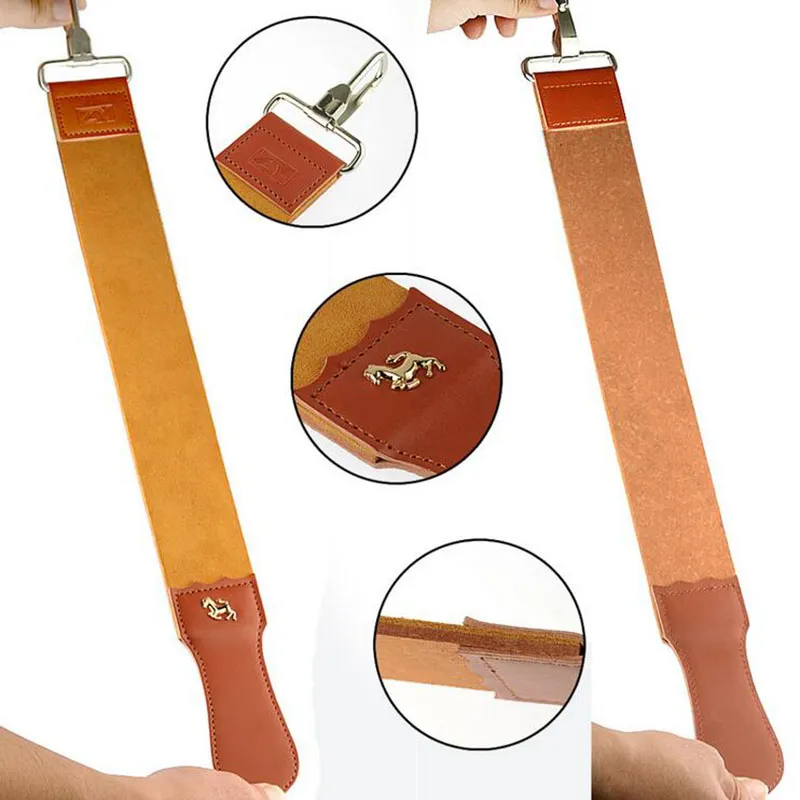 Reta Razor Ouro Dólar Melhor Texugo Pincel De Barba Sabão Tigela Barbeiro De Couro Afiação Strop Strap Homens Barba Barba Conjunto