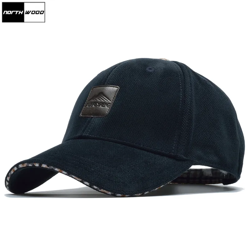 [NORTHWOOD] 2018 Neue Baumwolle Baseball Cap Männer Frauen Hohe Qualität Casquette Mode Ausgestattet Hüte Trucker Cap Snapback Baseball hut D18110601