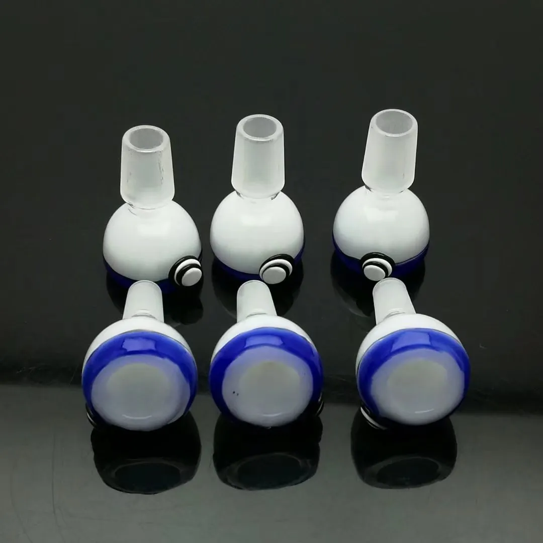 ダブルカラーボールガラス電球ヘッド卸売ガラスボンズオイルバーナーガラスガラスガラスの水パイプオイルリグ喫煙、オイル。