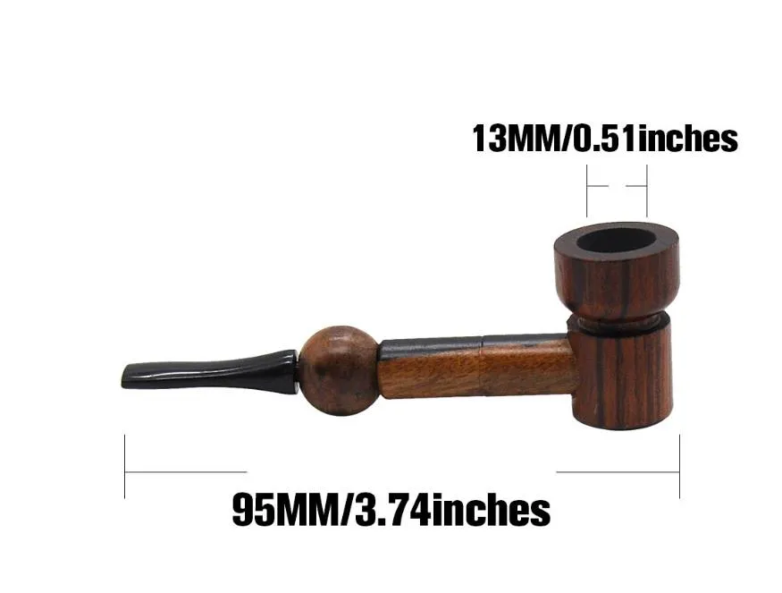 High grade ebony wood wood pipe pipe smoking vigorously seaman