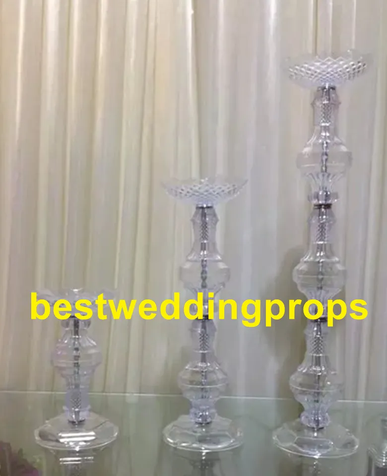Dekorasyon Sıcak Yeni Tasarım Kristal Çiçek Standı Düğün Centerpieces için Best0332