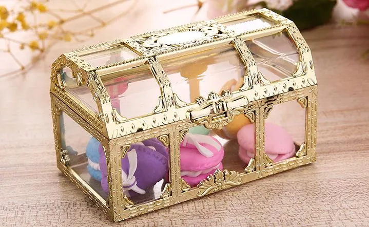Candy Chest Box Food Grade Plastic Treasure Chest Candy Box Mini... From Topsell2019 ...