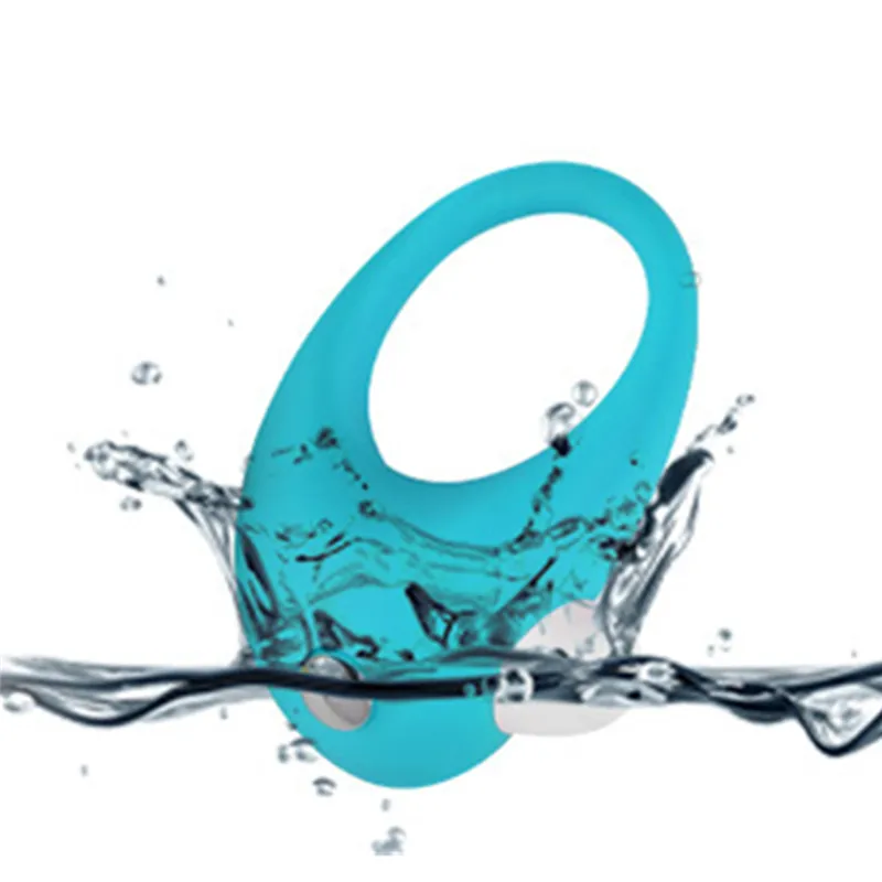 Starke Dildo Vibration Masturbation Verzögerung Ejakulation Vibrator Ring Produkt Erotisches Sexspielzeug für Mann_voghion.com