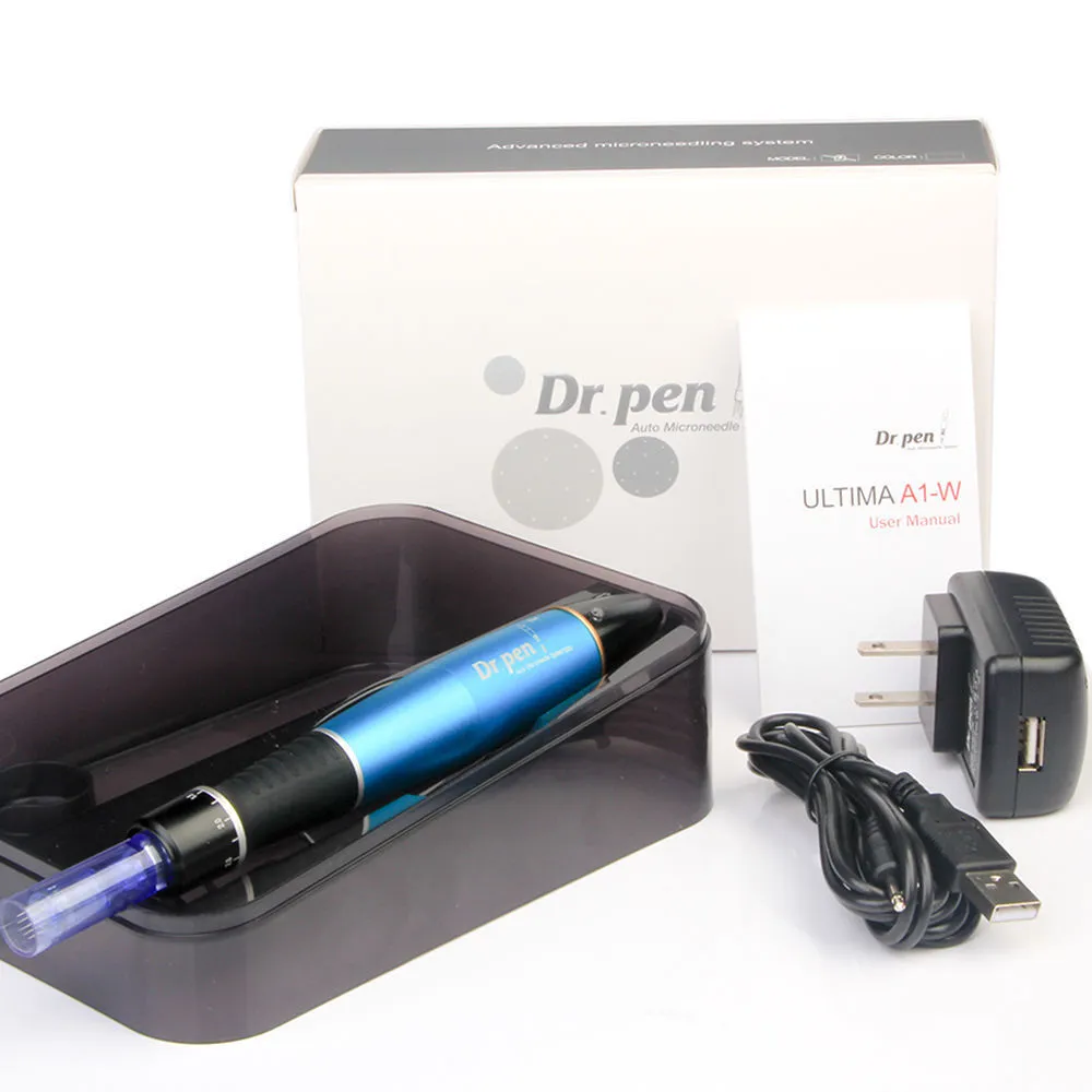Dr Pen A1-W Drahtloses automatisches Mikronadelsystem, einstellbare Nadellängen von 0,25 mm bis 3,0 mm, 5-Gang-Elektro-Dermapen CE