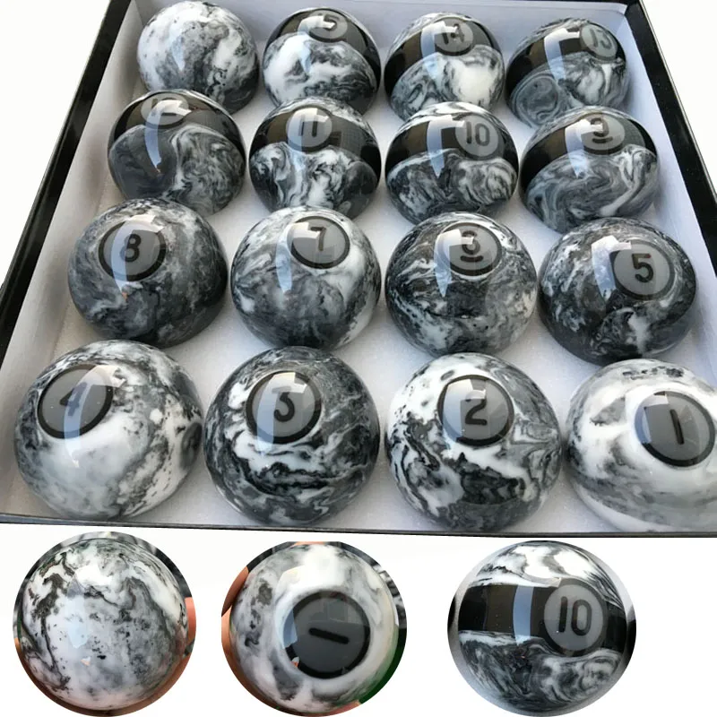 2018 Últimas 57.25mm Marple + Resina Bilhar bolas de bilhar 16 pcs conjunto completo de bolas Acessórios de bilhar de alta qualidade China