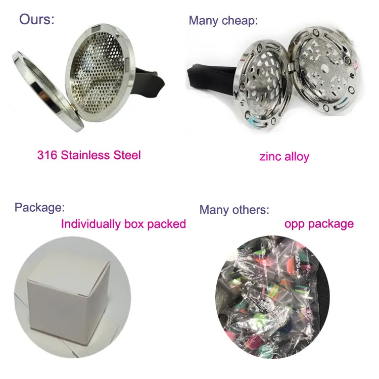 New 150+ DESIGNS 30mm Stainless Steel Car Air Freshener Aromatherapy  Essential Oil Diffuser Locket With Vent ClipFree 5 Felt PadsB 6 From  Wuxhui, $2.5