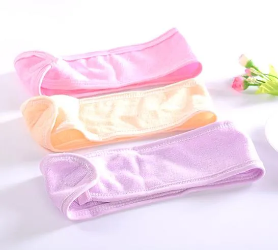 Popularny słodki opaska do włosów miękkich ręczników na głowę do kąpieli Spa Yoga Sport Make up855499
