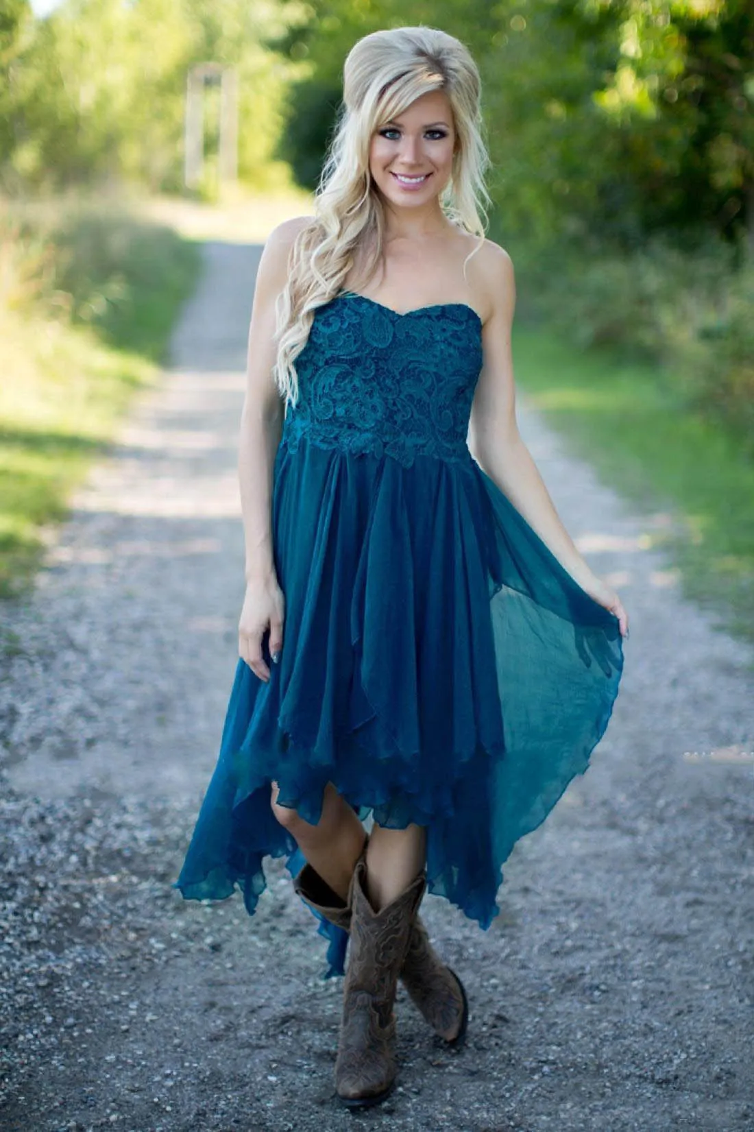 Short Teal Chiffon Teal Bridesmaid Dresses Short With... From Veralove999,  $72.23 | DHgate.Com