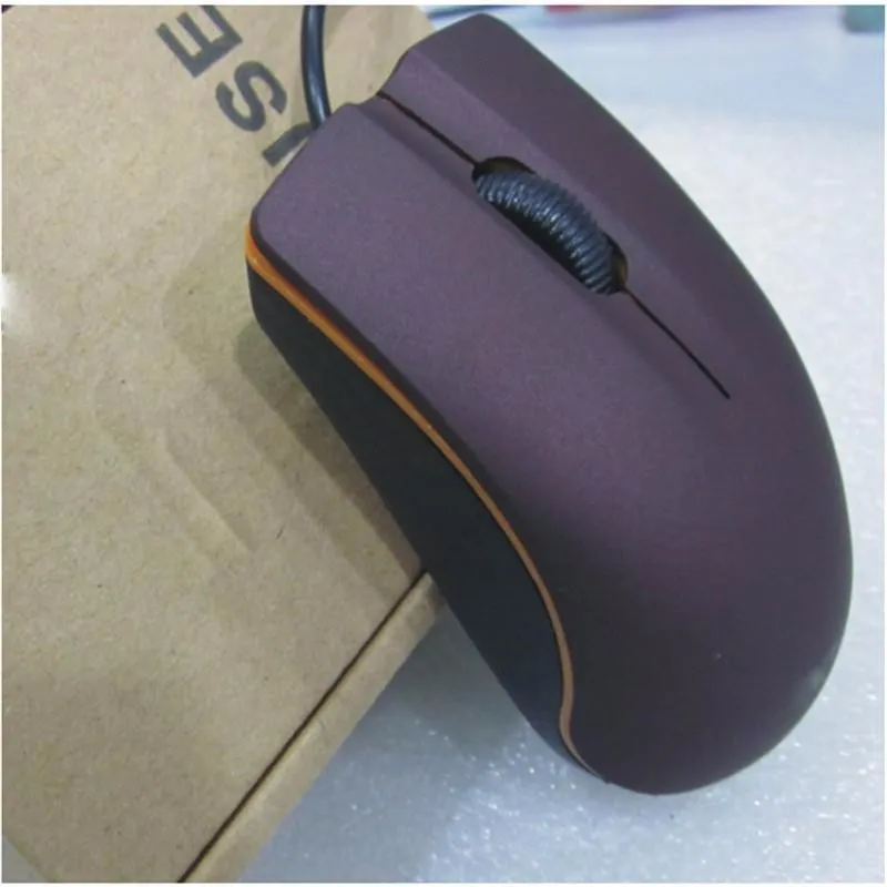 848D USB Optical Mouse Mini 3D Wired Gaming Tillverkare Möss med Retail Box för dator Laptop Notebook C-SJ