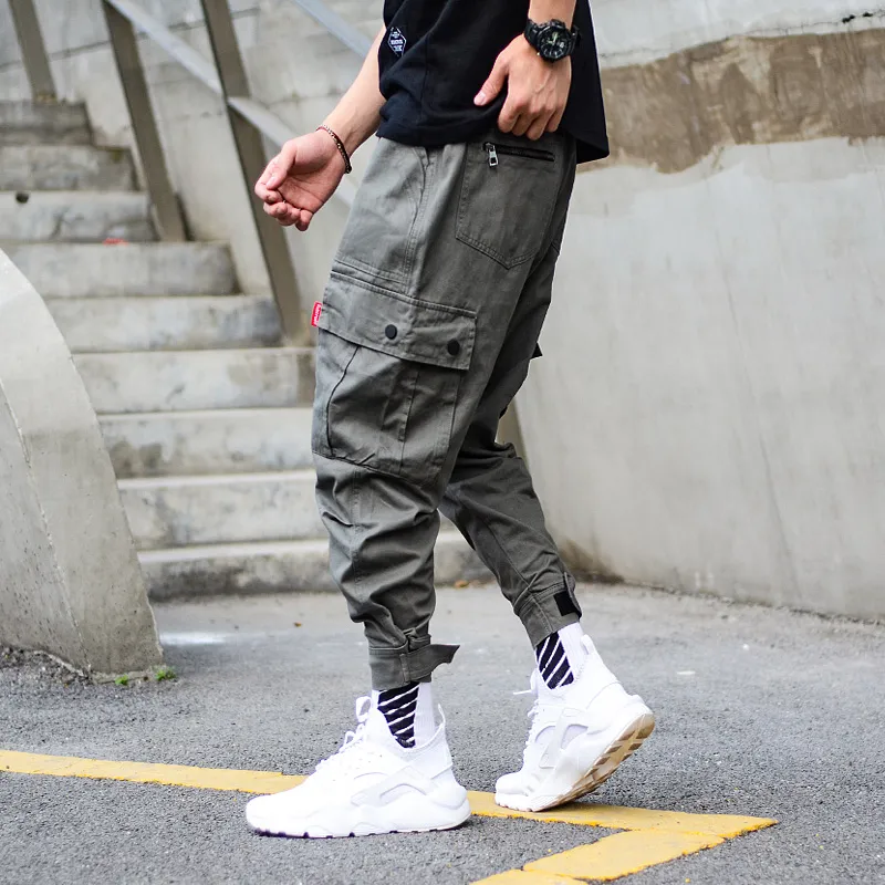 Mens Fashion Casual Camouflage Multi Pocket Zipper Buckle Male Cargo Pants  Outdoor Pants Tooling Pants - Walmart.com