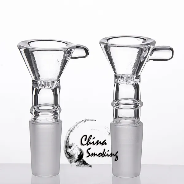 DHL Glass Bowl Dia 25MM Clear 10mm 14mm 18mm male female Herb Holder Glass Slide Smoke Accessory For Glass Bong