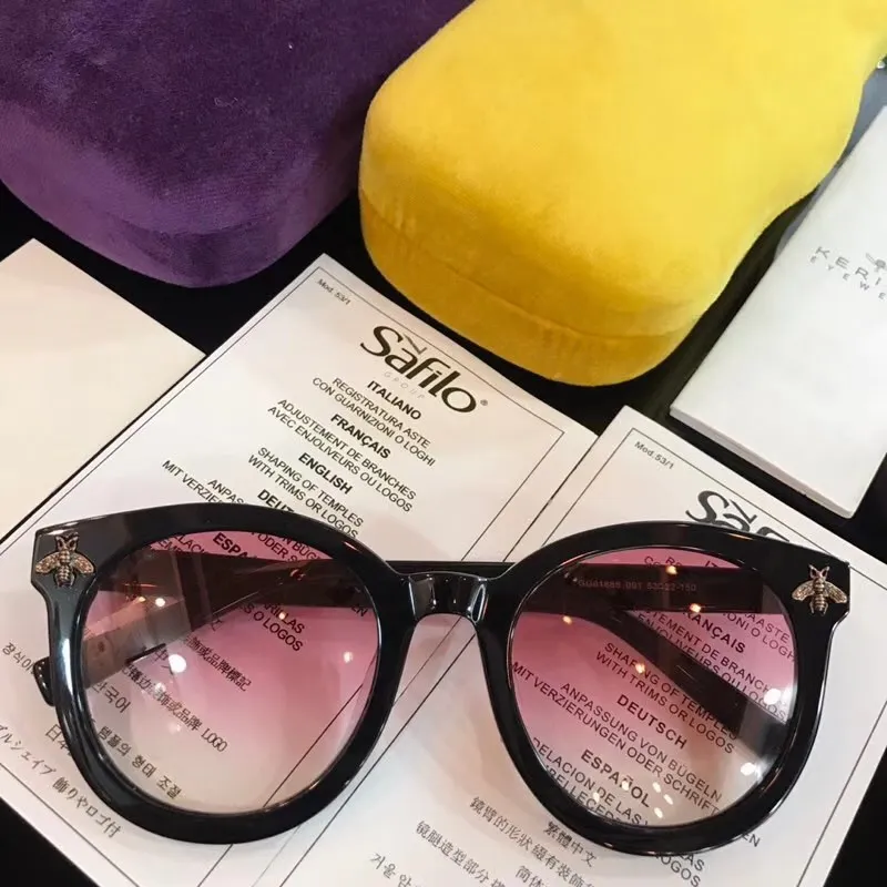 상자 최신 판매 인기 패션 (188) 여성 선글라스 남성 선글라스 남자 선글라스 Gafas 드 졸 최고 품질의 태양 안경 UV400 렌즈