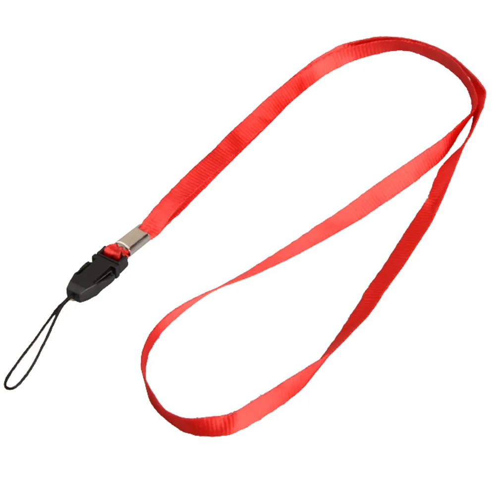 Mobiele Mobiele Telefoon Lanyard Hals Bandjes voor Sleutels ID Pass Card Phones Camera MP3 Houder Willekeurige Kleur Levering