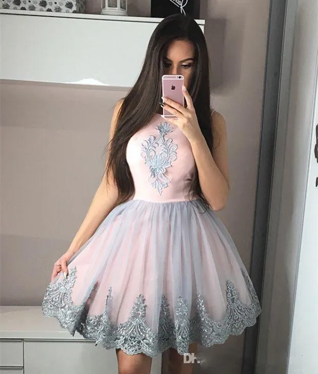 Vestidos color gris cortos cheap