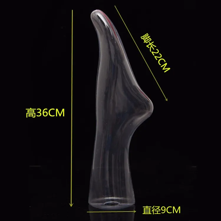 !! Hot Sell New Style Clear Foot Mannequin Transparent Mannequin Foot Model Hot Sale